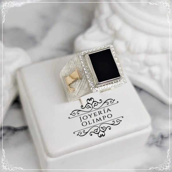 Anillos plata y oro con piedras best sale