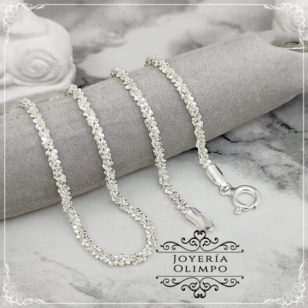Cadena Margarita 2mm 45 cm Plata17639 Joyería Olimpo